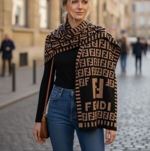 Fendi Scarf 68"X13.5"